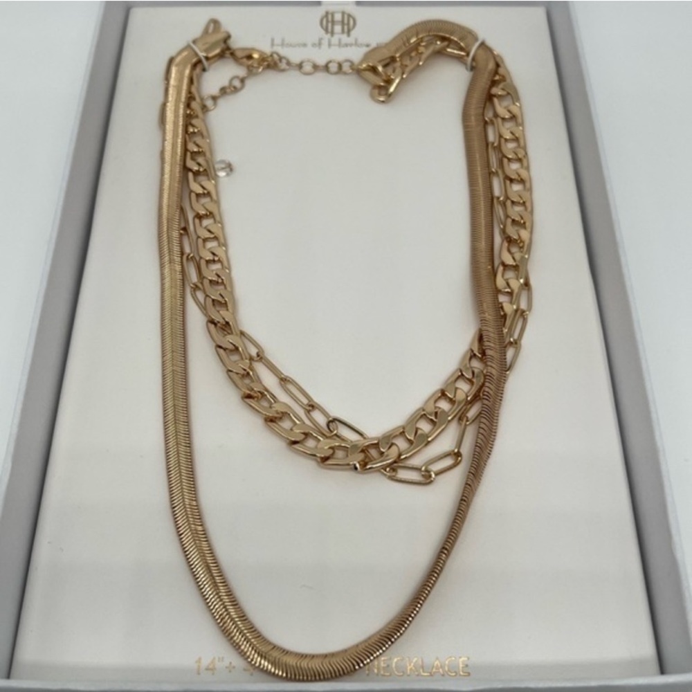 House Of Harlow 1960 14+4 Layered Necklace - Picture 3 of 4